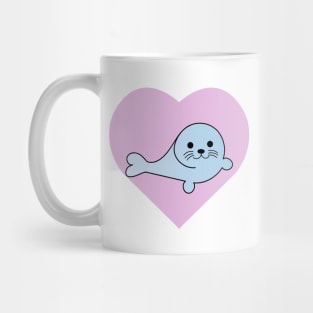 Cute Seal Love Mug